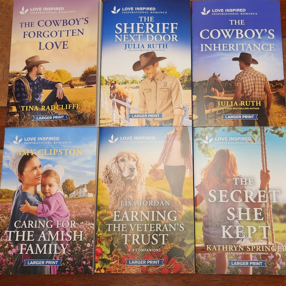 Set Of 6 Books Love Inspired Romance